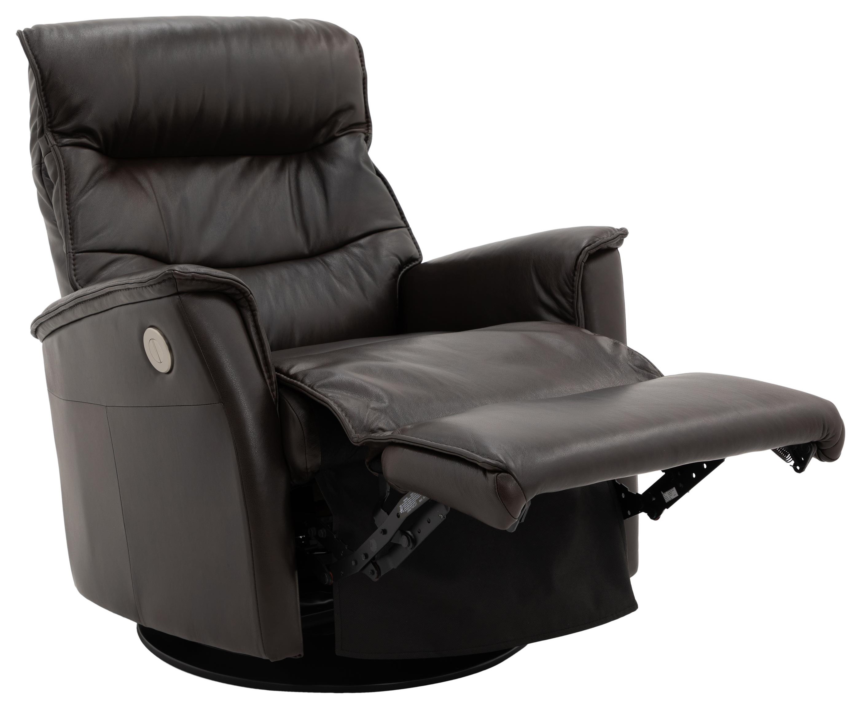 Norwegian Comfort PARAMOUNT DARK BROWN LEATHER LARGE POWER